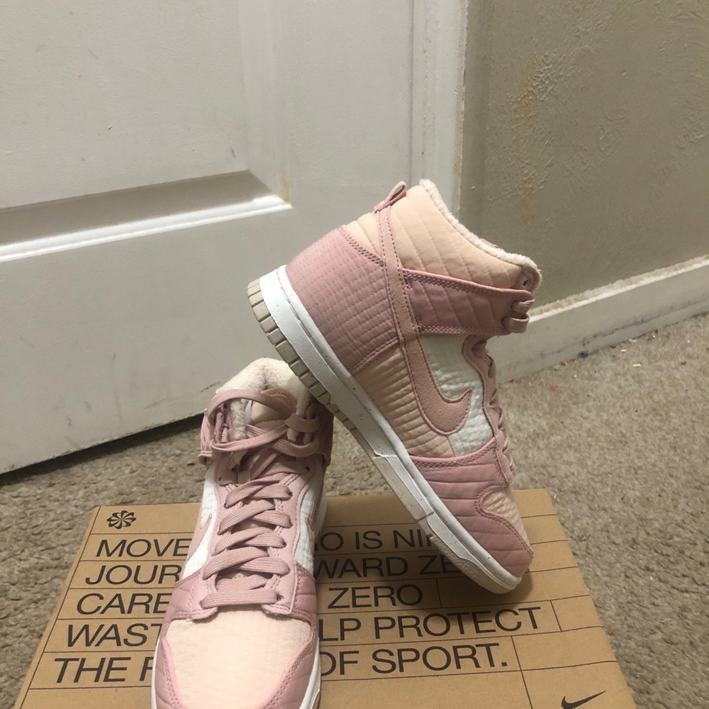 Nike Dunk High LX Next Nature "Toasty - Pink Oxford" sneakers. Size 5.5 NWT
